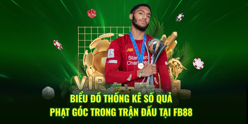 Biểu đồ thống kê số quả phạt góc trong trận đấu tại FB88